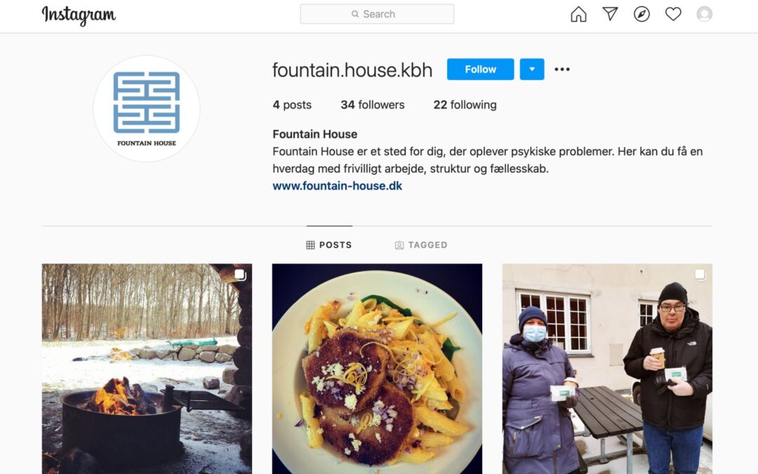 Fountain House København er nu på Instagram